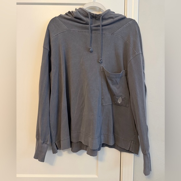 FP Movement by Free People Olive Green Oversized Hoodie Sweatshirt - Picture 2 of 4